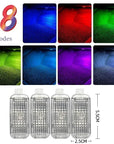 For Audi RGB Footwell Lights HD Seat Lamp