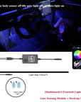 For Tesla Model 3/Y 2 IN 1 Dynamic Neon RGB Car LED