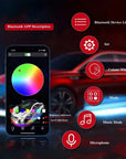 For Tesla Model 3/Y 2 IN 1 Dynamic Neon RGB Car LED