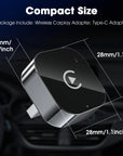 Wireless Carplay Adapter Plug and Play Wired to Wireless Carplay