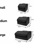 Storage Box PU Leather Multipurpose Collapsible