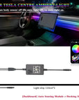 For Tesla Model 3/Y 2 IN 1 Dynamic Neon RGB Car LED