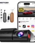 REDTIGER A1 4K Mini Dash Cam WiFi & APP Control Compact Car Camera