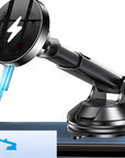 Dashboard Magnetic Wireless Car Phone Charger Adapter 15W