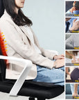 Massager Chair Pad Electric Heating Vibrating Cervical Neck Back Body
