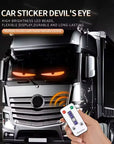 Truck Car Devil Eye LED Pixel Panel Light Remote Control