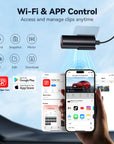 REDTIGER A1 4K Mini Dash Cam WiFi & APP Control Compact Car Camera