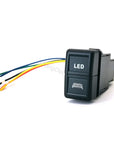 Upgrade your ISUZU 700P with this dual-button switch for Fog Lights & LED DRL. Durable, easy to install, and includes wiring for reliable performance.