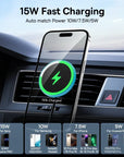 Magnetic Wireless Charger Car Phone Holder 15W
