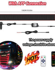 LED Truck Car Devil Eye LED Pixel Panel Light Car