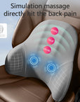Car Electric Single Lumbar Single Headrest Vibration Massage