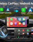 2in1 Wired to Wireless CarPlay Android Auto Adapter for OEM