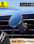 Magnetic Wireless Charger Car Phone Holder 15W