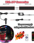 LED Truck Car Devil Eye LED Pixel Panel Light Car