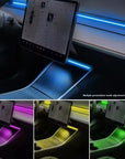 For Tesla Model 3/Y 2 IN 1 Dynamic Neon RGB Car LED
