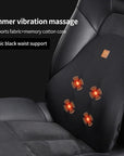 Car Lumbar Support Electric Massage Headrest Neck Pillow