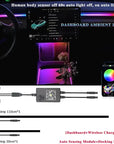 For Tesla Model 3/Y 2 IN 1 Dynamic Neon RGB Car LED