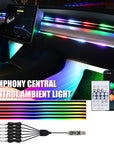 Car Ambient Lights 10 in 1 Footwell Universal RGB Atmosphere