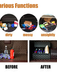 Car Trunk Organizer Box, Large Capacity, Auto Multiuse Tools