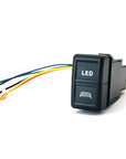 Upgrade your ISUZU 700P with this dual-button switch for Fog Lights & LED DRL. Durable, easy to install, and includes wiring for reliable performance.