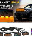 For Chery Jetour Traveller T2  LED Front Grille Light  Car Daytime