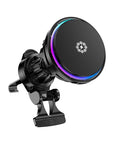 Ice Cooling Magnetic Wireless Car Charger Fast Charging Station for iPhone 17 16 15 14 13 Pro Max MacSafe Car Phone Holder Stand