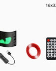 Truck Car Devil Eye LED Pixel Panel Light Remote Control
