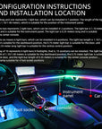 Car Ambient Lights 10 in 1 Footwell Universal RGB Atmosphere