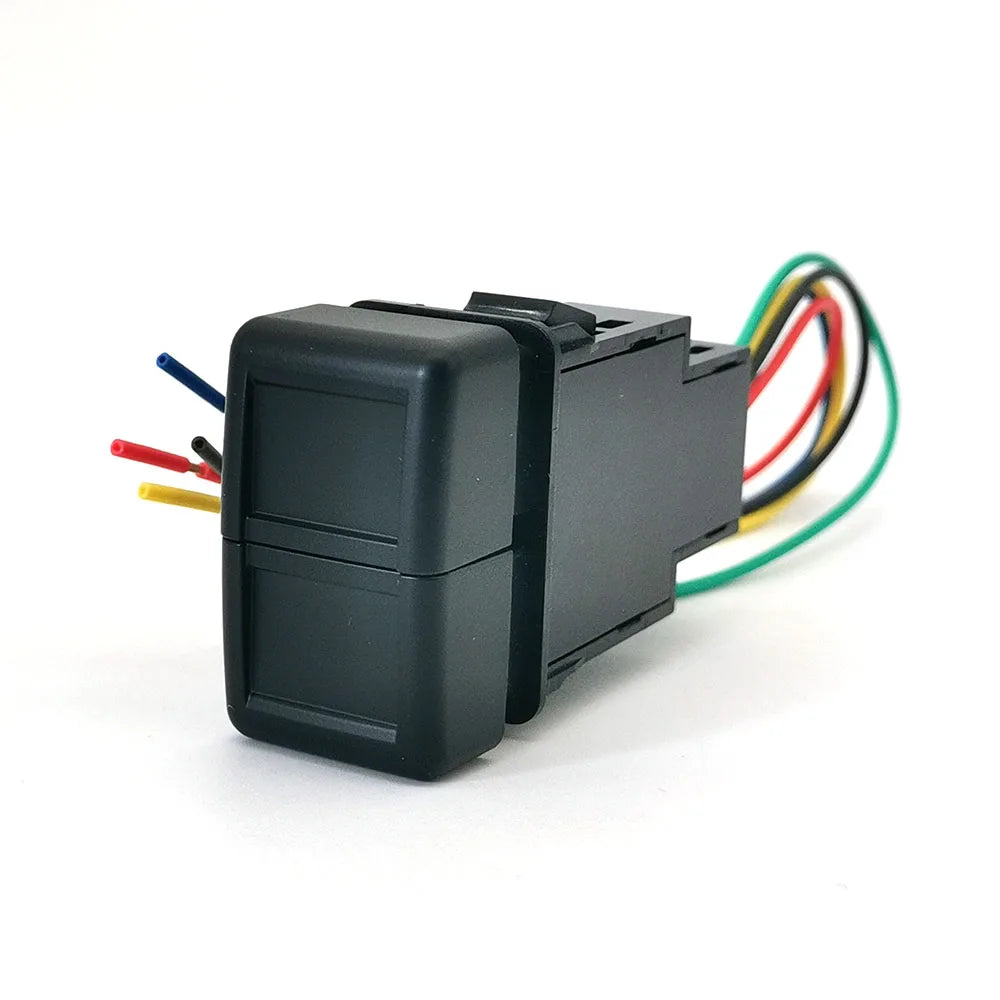 Upgrade your ISUZU 700P with this dual-button switch for Fog Lights &amp; LED DRL. Durable, easy to install, and includes wiring for reliable performance.