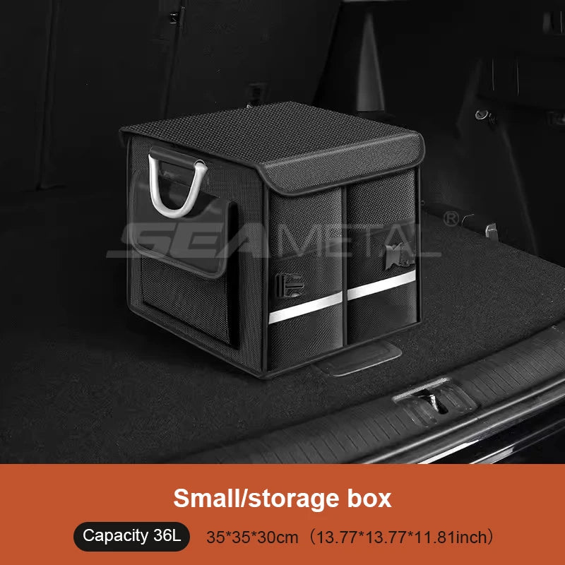 Foldable Trunk Storage Box Waterproof Oxford Cloth 110L Large-Capacity