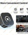 2in1 Wired to Wireless CarPlay Android Auto Adapter for OEM