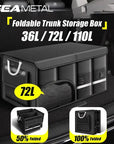 Foldable Trunk Storage Box Waterproof Oxford Cloth 110L Large-Capacity
