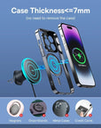 Magnetic Wireless Charger Car Phone Holder 15W