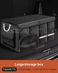 Foldable Trunk Storage Box Waterproof Oxford Cloth 110L Large-Capacity