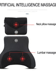 Car Vibration Massage Neck Pillow Cushion Electric Smart Car Support