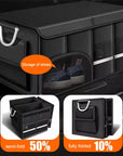 Foldable Trunk Storage Box Waterproof Oxford Cloth 110L Large-Capacity
