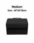 Storage Box PU Leather Multipurpose Collapsible