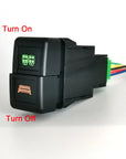 Upgrade your ISUZU 700P with this dual-button switch for Fog Lights & LED DRL. Durable, easy to install, and includes wiring for reliable performance.