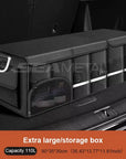 Foldable Trunk Storage Box Waterproof Oxford Cloth 110L Large-Capacity