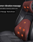 Car Lumbar Support Electric Massage Headrest Neck Pillow