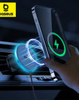 Magnetic Wireless Charger Car Phone Holder 15W