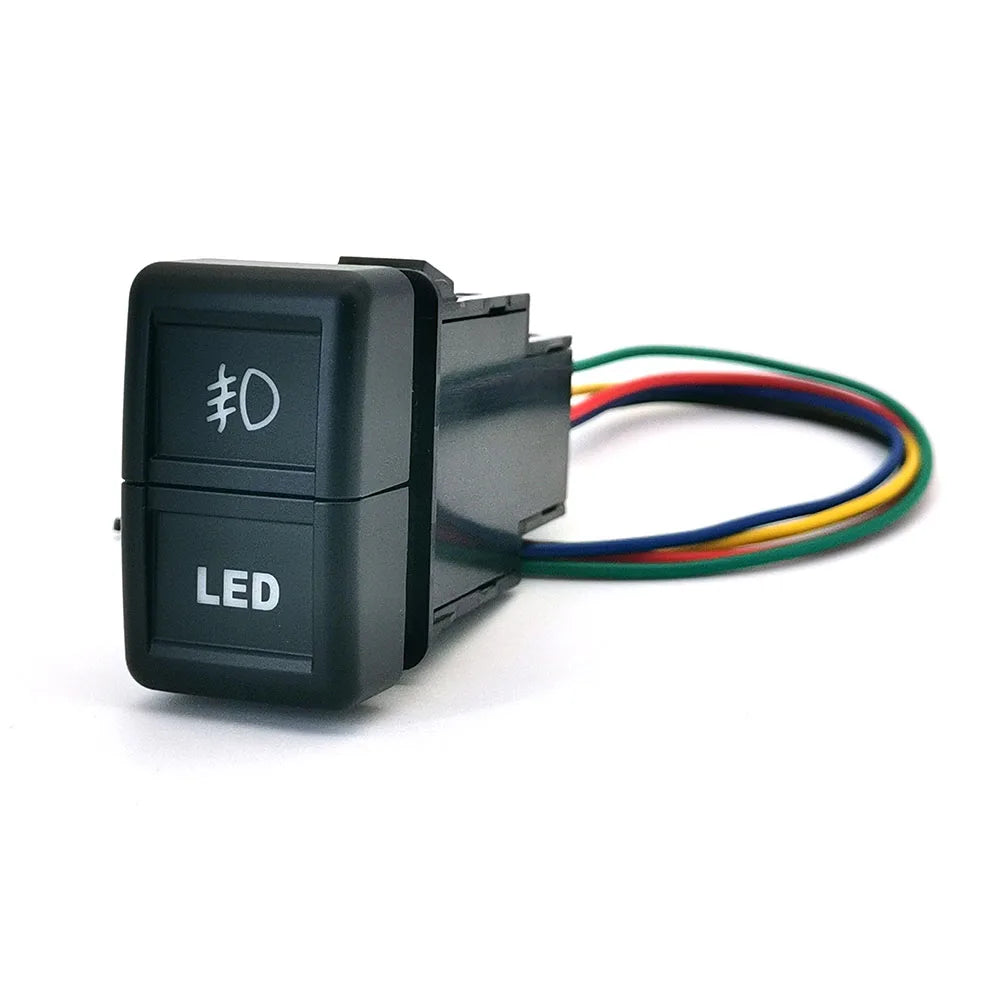 Upgrade your ISUZU 700P with this dual-button switch for Fog Lights &amp; LED DRL. Durable, easy to install, and includes wiring for reliable performance.