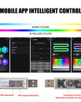 Car Ambient Lights 10 in 1 Footwell Universal RGB Atmosphere