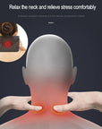 Car Vibration Massage Neck Pillow Cushion Electric Smart Car Support