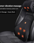 Car Lumbar Support Electric Massage Headrest Neck Pillow