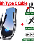 Wireless Car Charger Magnetic Car Phone Holder