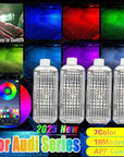 For Audi RGB Footwell Lights HD Seat Lamp
